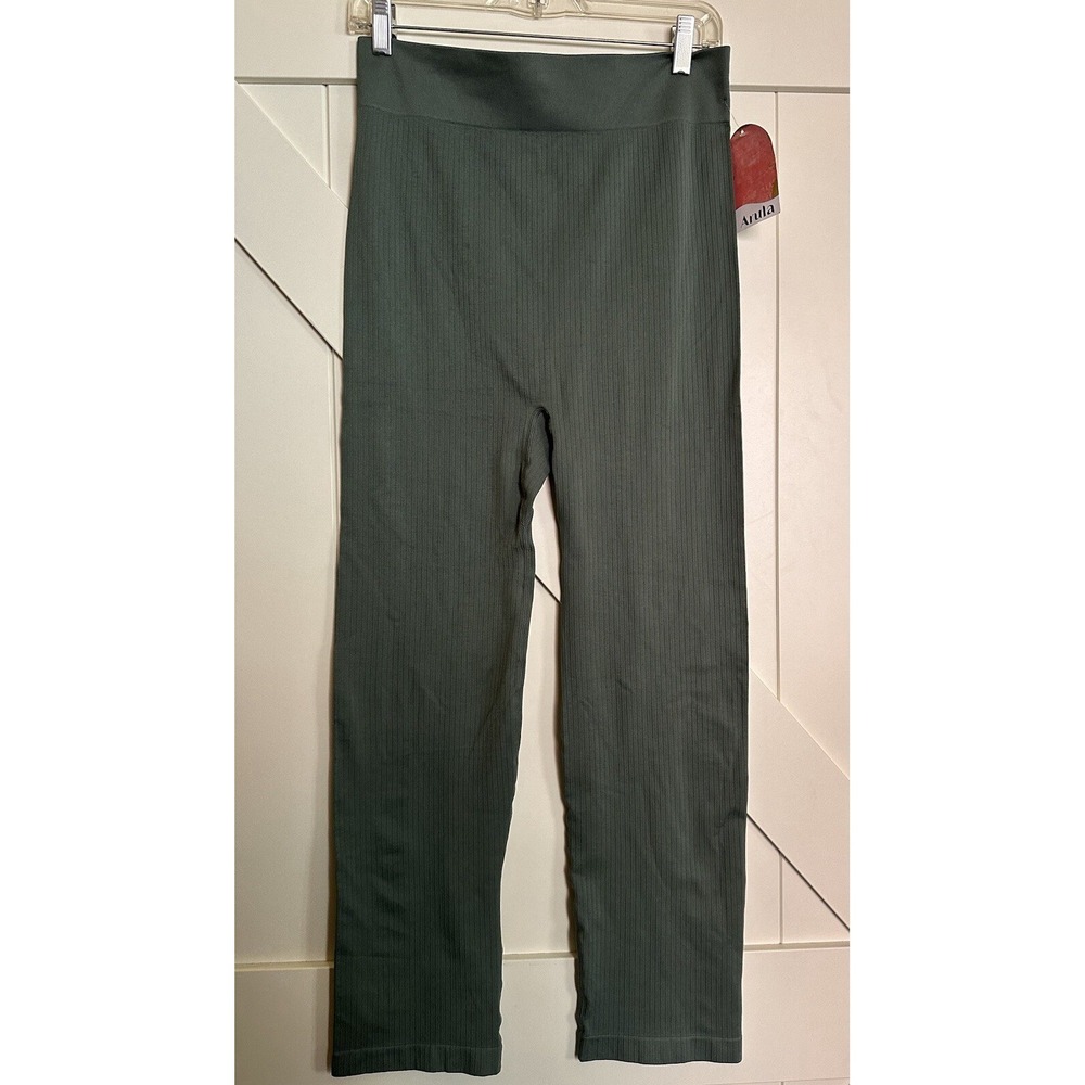Women's NWT Arula Seamless, X Soft,Dk Forest, Ribbed Leggings, B(2X)‎